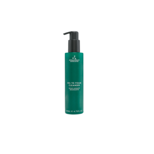 Oil to foam cleanser