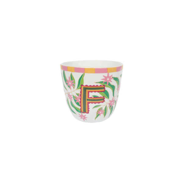Cup letter F