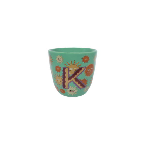 Cup letter K