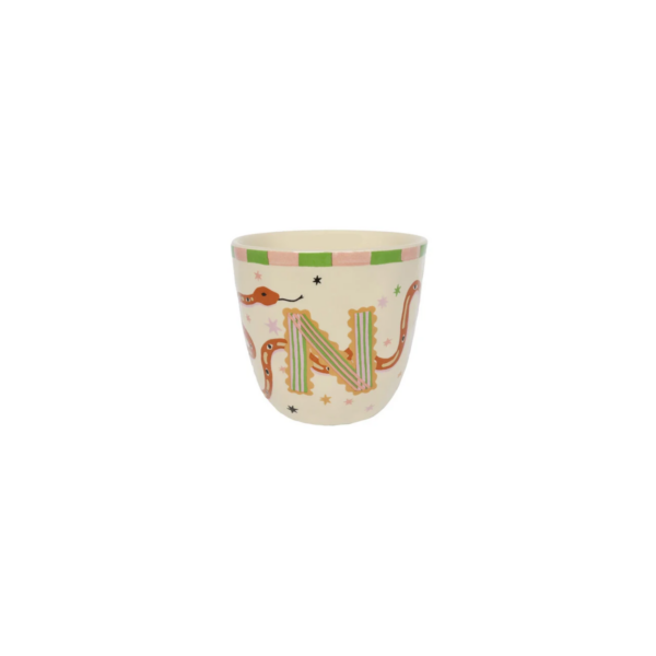 Cup letter N