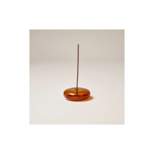 Wierookhouder Amber glas