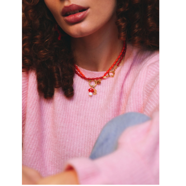 Tommy Coral Necklace - Afbeelding 2