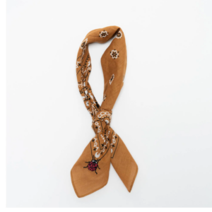 FAY bandana mosterdgeel lieveheersbeestje