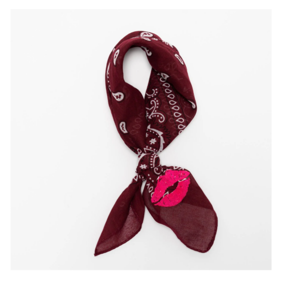 Fay bandana paisley Bordeaux Kiss