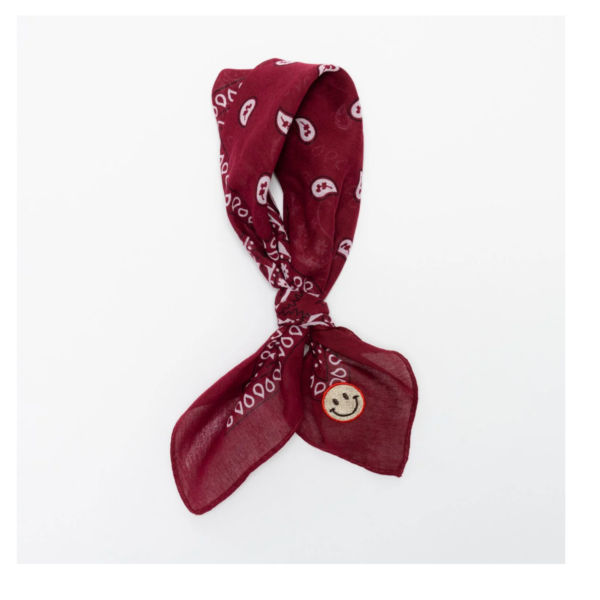 Fay bandana paisley Bordeaux Smiley