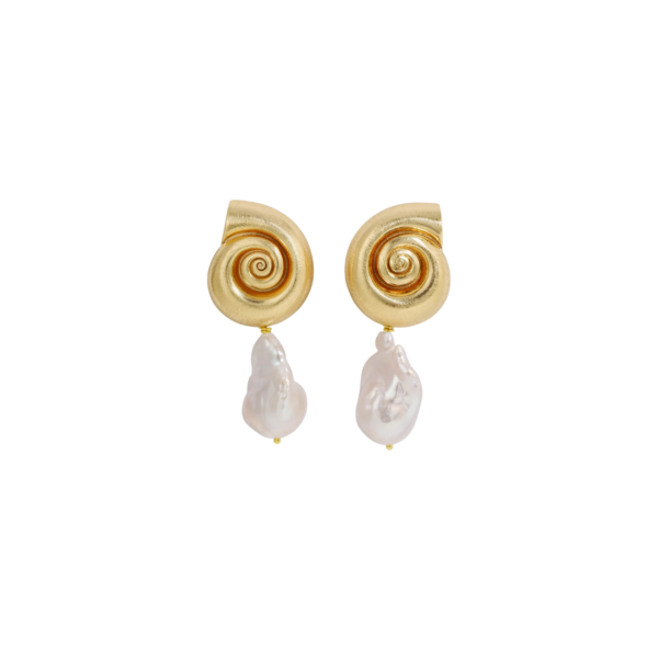 Shell Pearl Earring