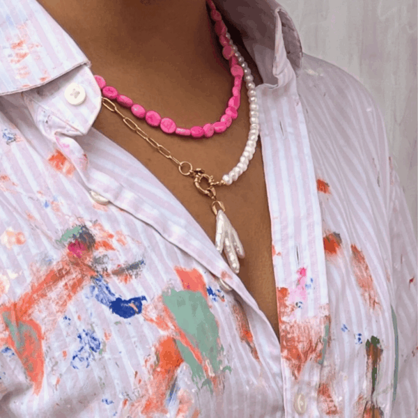 Charlie Pink Necklace - Afbeelding 2