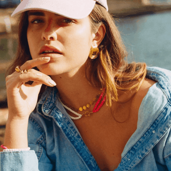 Smiley Gold Necklace - Afbeelding 2