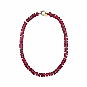 Phil Burgundy Necklace