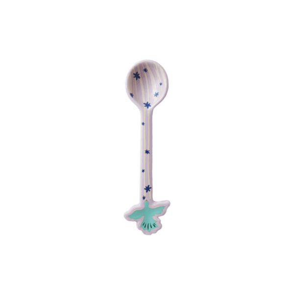 Lepel Lila met Vogel