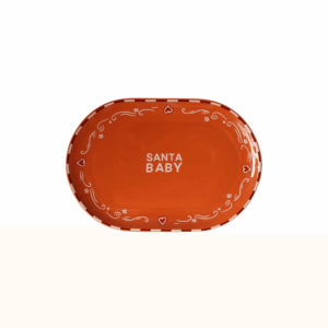 Ovale Schaal Santa Baby